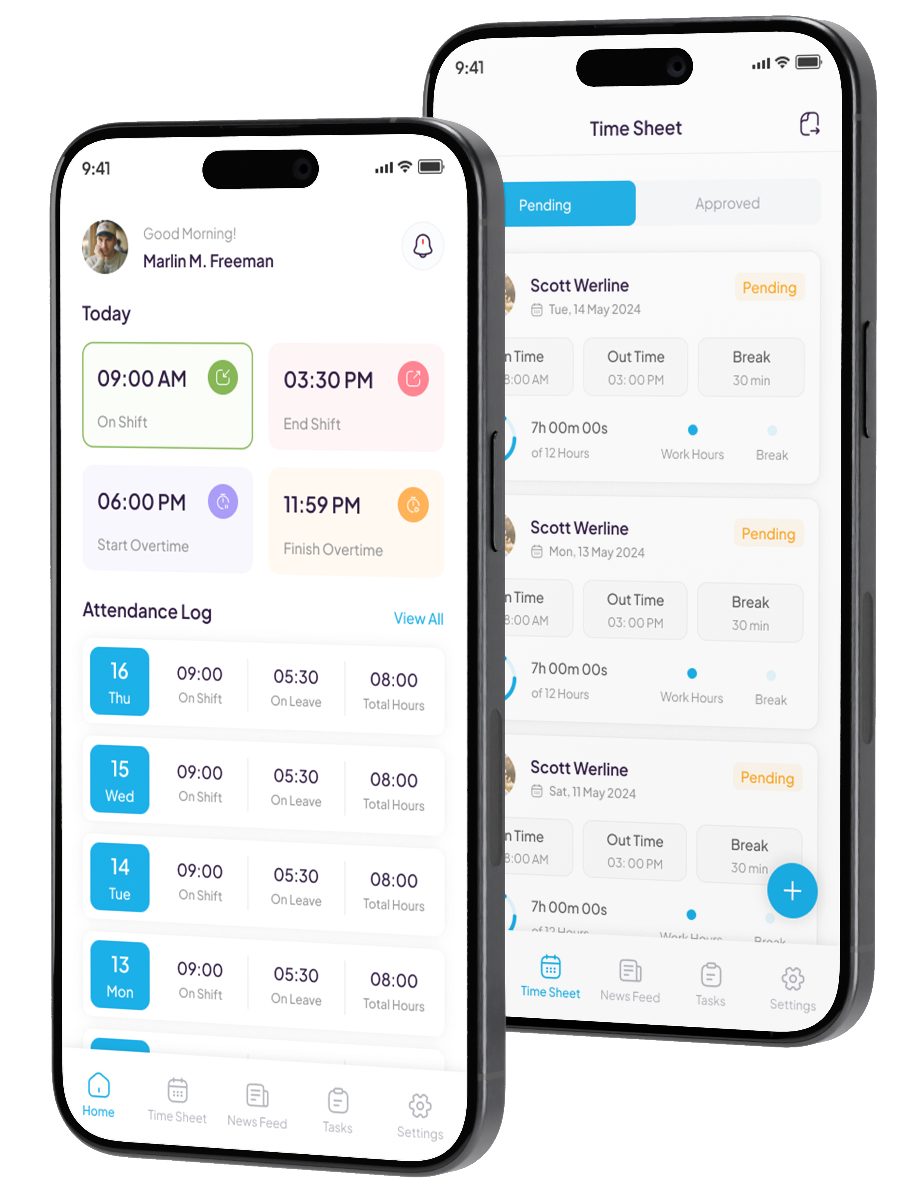Shift2Go Mobile App Mockup